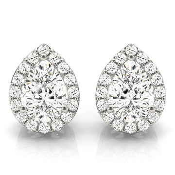Halo Diamond Earring