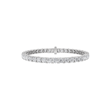 14K White Gold Lab Diamond Bracelet 12ctw F+VS+