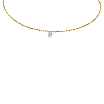 BREVANI SINGLE STONE DASHING NECKLACE