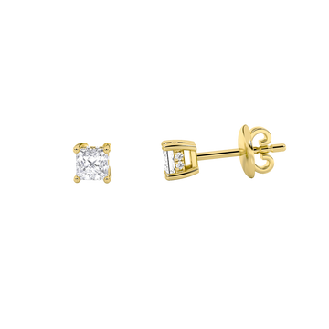 14K Yellow Gold 1.2ctw Lab Diamond Celestial Studs