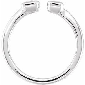 14K Gold 1 CTW Lab-Grown Diamond Two-Stone Ring