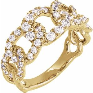 14K Gold 1 CTW Lab-Grown Diamond Ring
