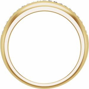 14K Gold 1/2 CTW Natural Diamond Anniversary Band