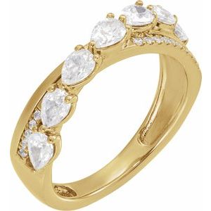 14K Gold 1 1/8 CTW  Natural Diamond Ring