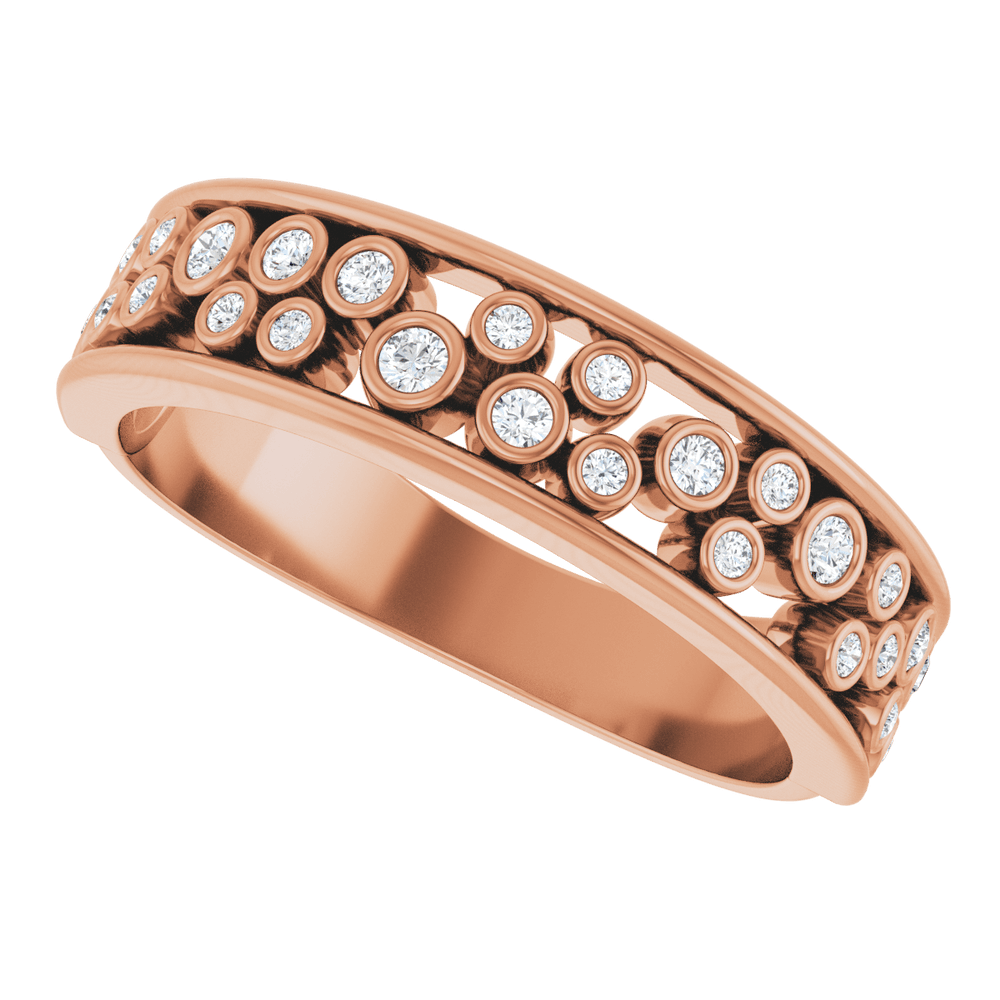 14K Gold 1/5 CTW Natural Diamond Anniversary Band