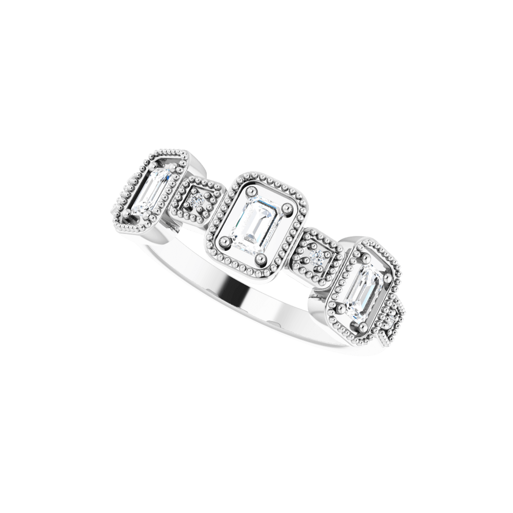 14K Gold 1/2 CTW Natural Diamond Anniversary Band