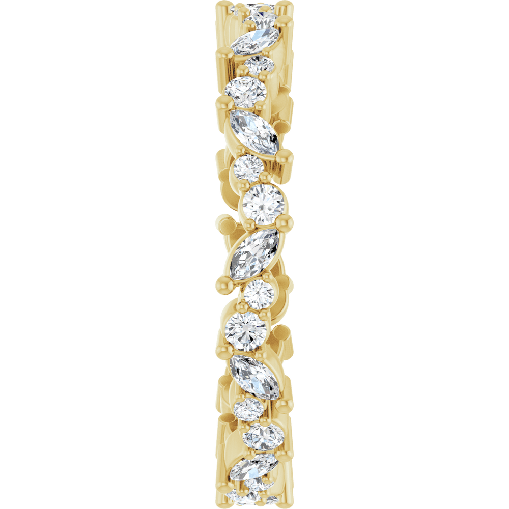 14K Gold 3/4 CTW Natural Diamond Eternity Band