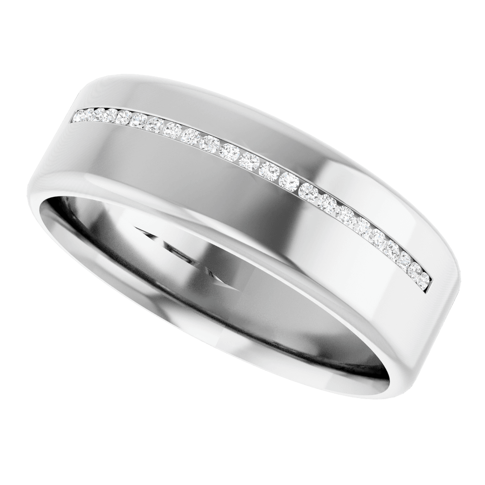 14K Gold 0.08 CTW Natural Diamond Band