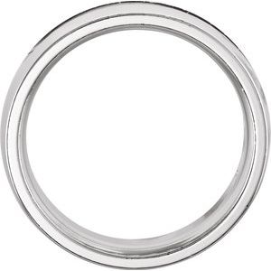 14K X1 White Gold 6 mm Channel-Set Band Mounting