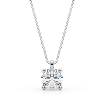 ROUND SOLITAIRE PENDANT