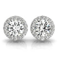 Halo Diamond Earring