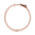 14K Rose Gold 1 ct tw Fashion Diamond Earring