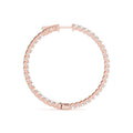 14K Rose Gold 1/3 ct tw Fashion Diamond Earring