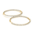14K Yellow Gold 1/2 ct tw Fashion Diamond Earring