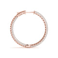 14K Rose Gold 1/2 ct tw Fashion Diamond Earring