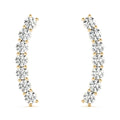 14K Yellow Gold 1/5 ct tw Fashion Diamond Earring