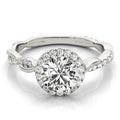 Halo Diamond Engagement Ring