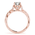 18K Rose Gold 7/8 ct tw Solitaire Diamond Engagement Ring
