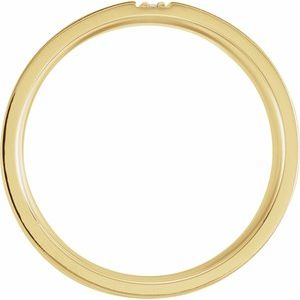 14K Gold 1/10 CTW Natural Diamond Band