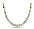14K Yellow Gold Fashion Diamond Necklace
