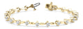 14K Yellow Gold 1 ct tw Fashion Diamond Bracelet