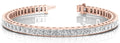 14K Rose Gold 10 3/4 ct tw Fashion Diamond Bracelet