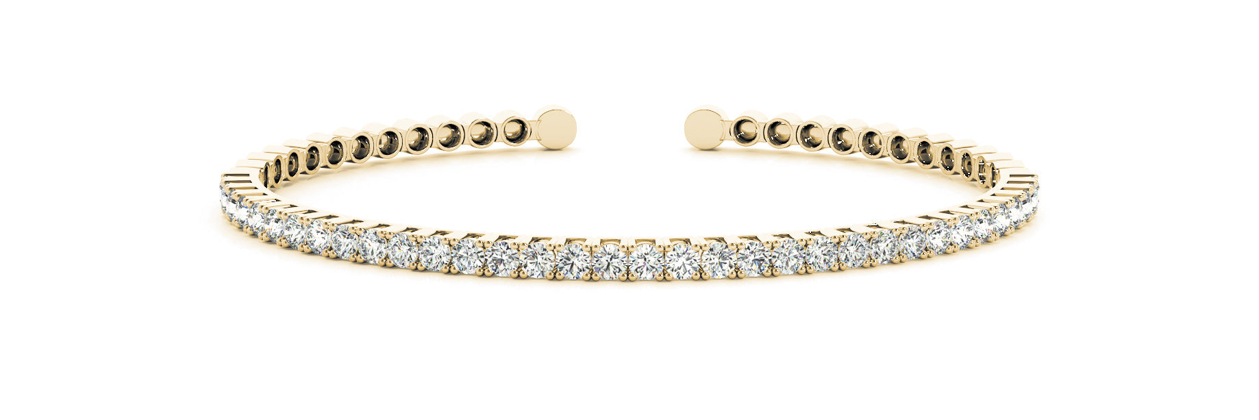 14K Yellow Gold 1 ct tw Fashion Diamond Bracelet