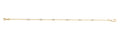 14K Yellow Gold 1/8 ct tw Fashion Diamond Bracelet
