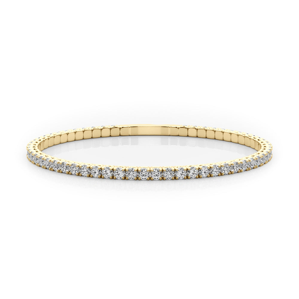 14K Yellow Gold 1 5/8 ct tw New Style Diamond Bracelet