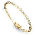 14K Yellow Gold 1 1/2 ct tw New Style Diamond Bracelet