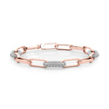 14K Rose Gold 1 1/8 ct tw New Style Diamond Bracelet