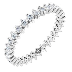 14K Gold 1/2 CTW Natural Diamond Eternity Band