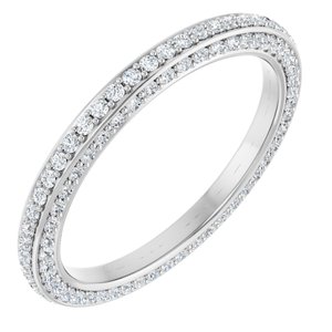 14K Gold 3/4 CTW Natural Diamond Eternity Band