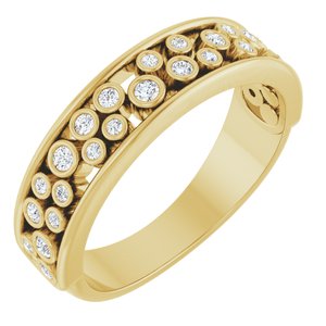 14K Gold 1/5 CTW Natural Diamond Anniversary Band
