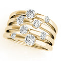 14K Yellow Gold 1 ct tw Fashion Diamond Ring