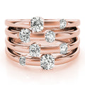 14K Rose Gold 1 ct tw Fashion Diamond Ring
