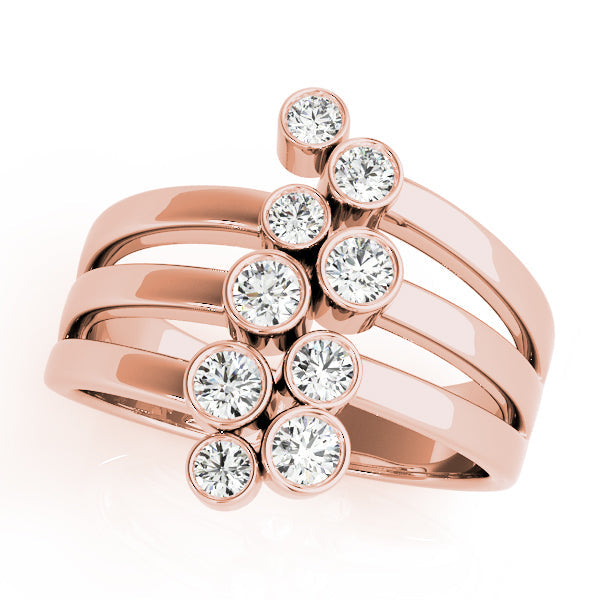14K Rose Gold 1 ct tw Fashion Diamond Ring