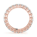 14K Rose Gold 1 ct tw Diamond Wedding Ring
