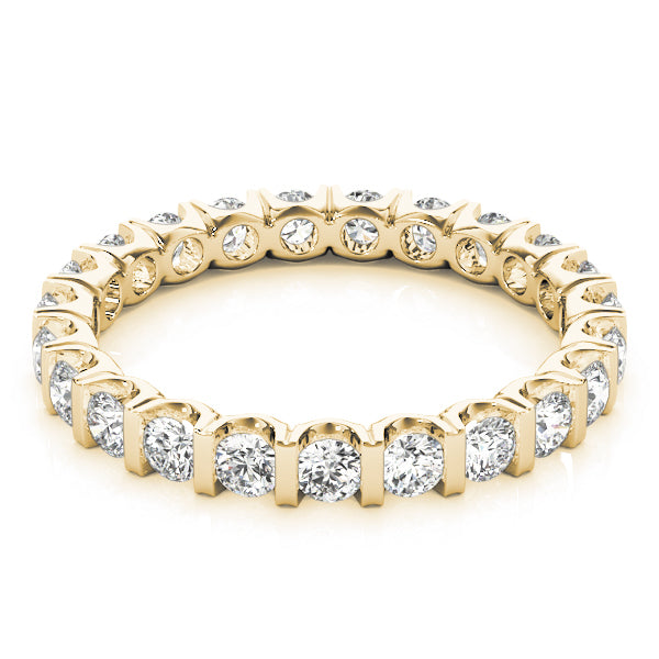 14K Yellow Gold 1 ct tw Diamond Wedding Ring