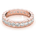 14K Rose Gold 7/8 ct tw Diamond Wedding Ring