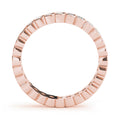 14K Rose Gold 7/8 ct tw Diamond Wedding Ring