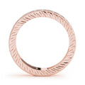 18K Rose Gold 3/8 ct tw Diamond Wedding Ring