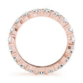14K Rose Gold 1 1/8 ct tw Diamond Wedding Ring