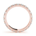 14K Rose Gold 1/2 ct tw Diamond Wedding Ring
