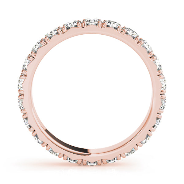 14K Rose Gold 1/2 ct tw Diamond Wedding Ring