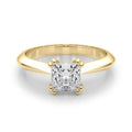 DOUBLE PRONG CUSHION ENGAGEMENT RING