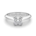 DOUBLE PRONG CUSHION ENGAGEMENT RING