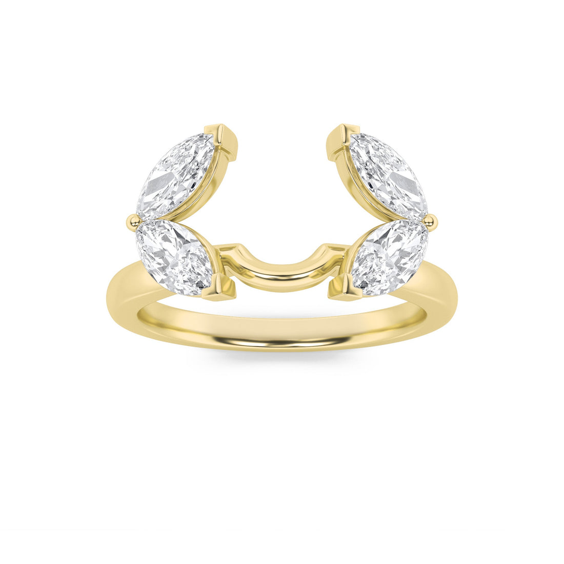 14K Yellow Gold 1ct F+VS Lab Diamond Ring, Sz 7