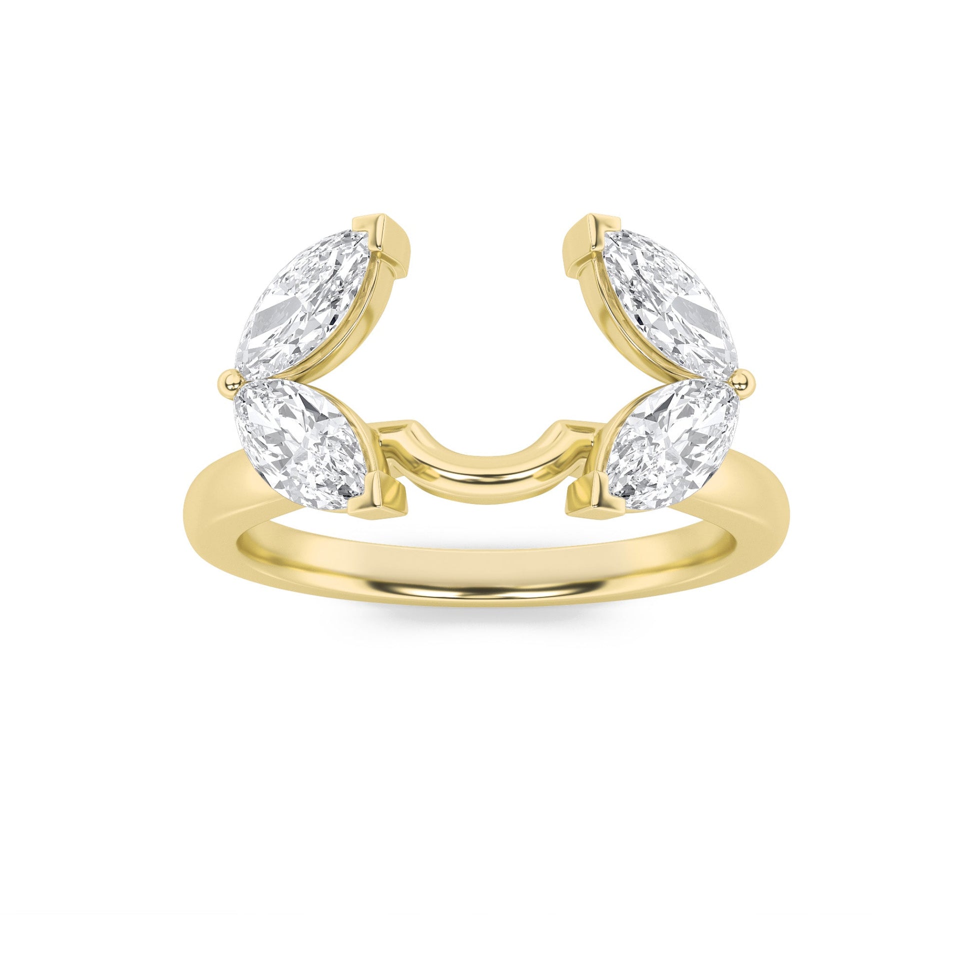 14K Yellow Gold 1ct F+VS Lab Diamond Ring, Sz 7