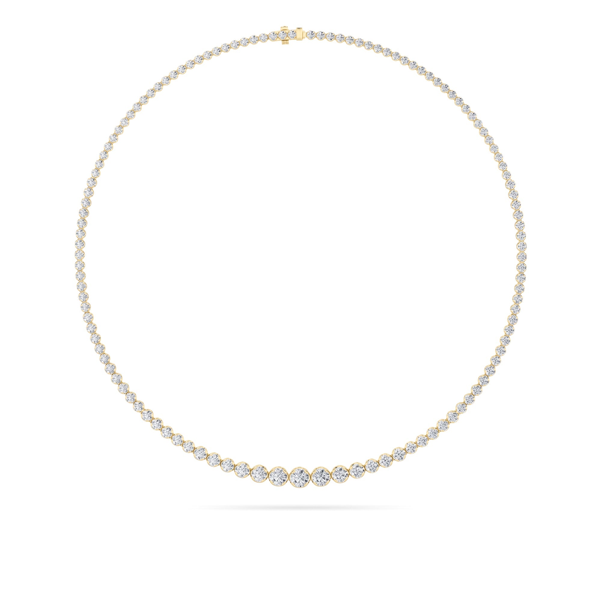 14K Yellow Gold Lab Diamond Pendant 15.5ctw F+ VVS+